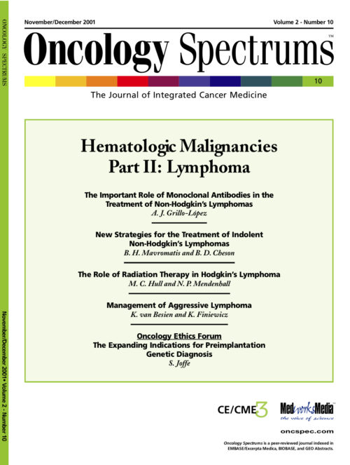 Oncology Spectrums Volume 2 No. 10