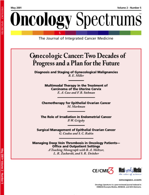Oncology Spectrums Volume 2 No. 5