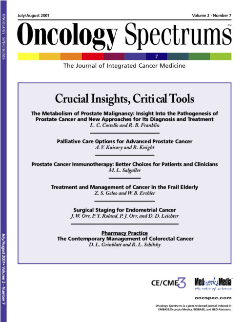 Oncology Spectrums Volume 2 No. 7