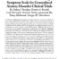 Psychometric Evaluation of a Patient-Rated Troubling Symptom Scale for Generalized Anxiety Disorder Clinical Trials