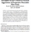 Asenapine for the Control of Physical Aggression: A Prospective Naturalist Pilot Study